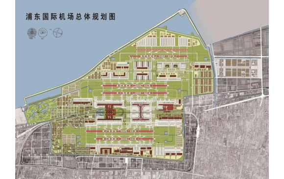 shanghai international airport terminal map